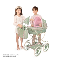 poussette de poupée pliable avec poignée réglable et ombrelle Botanic DeCuevas 81068 | DeCuevas Toys
