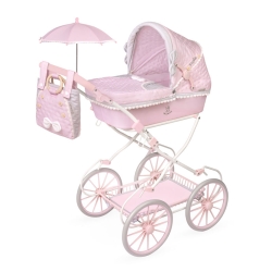 Poussette de Poupées Sophie Pliable avec Ombrelle DeCuevas 81075