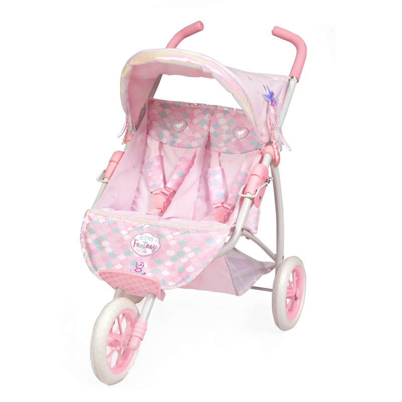 Adorable Ours Motif Baby Doll Trolley Poussette Pliante Poussette Enfants  Jouet